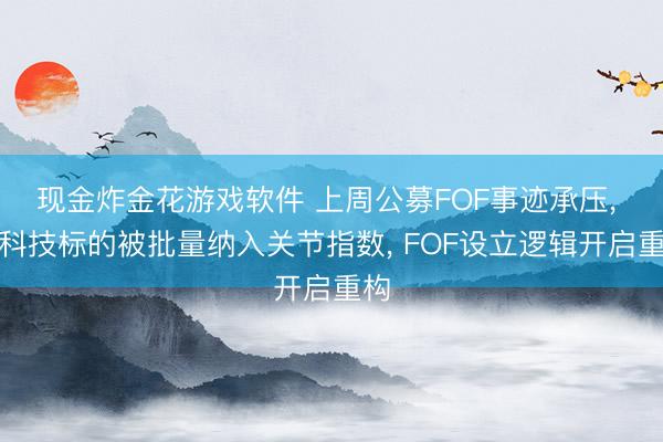 现金炸金花游戏软件 上周公募FOF事迹承压， 硬科技标的被批量纳入关节指数， FOF设立逻辑开启重构
